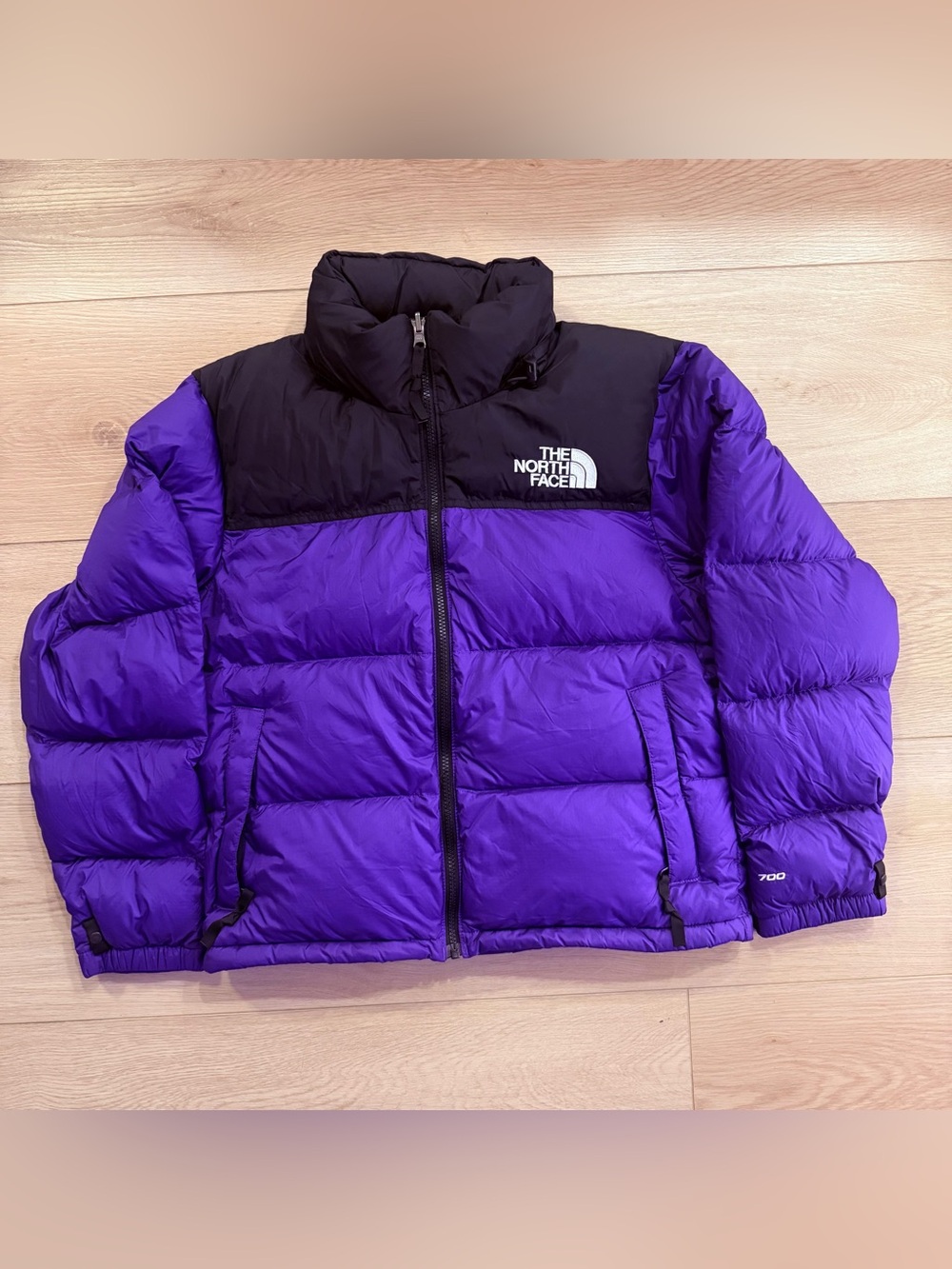 The North Face Purple & Black Nuptse Jacket, Women’s Size M